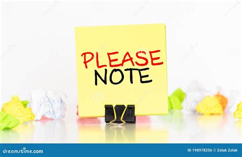 Please take note of the .